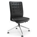 ID Trim Conference, With lumbar support, Without armrests, Basic dark, Seat and back, leather, Asphalt