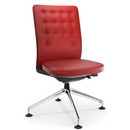 ID Trim Conference, Without lumbar support, Without armrests, Basic dark, Seat and back, leather, Red