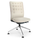 ID Trim Conference, Without lumbar support, Without armrests, Basic dark, Seat and back, leather, Snow