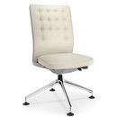 ID Trim Conference, Without lumbar support, Without armrests, Soft grey, Seat and back, leather, Snow