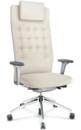 ID Trim L, FlowMotion without seath depth adjustment, With 3D-armrests, Soft grey, Leather snow