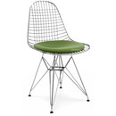 Seat Cushion for Wire Chair (DKR/DKW/DKX/LKR), Seat cushion, Hopsak, Grass green / forest