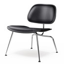 Plywood Group LCM / LCM Leather, Black ash, seat leather nero, Polished chrome