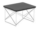 LTR Occasional Table, Dark stained solid oak, Polished chrome