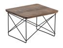 LTR Occasional Table, American walnut solid, oiled, Powder-coated basic dark