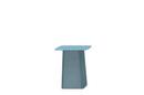 Metal Side Table Outdoor, Small (H 38 x B 31,5 x T 31,5 cm), Ice grey