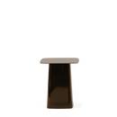 Metal Side Table, Chocolate, Small (H 38 x B 31,5 x T 31,5 cm)