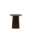 Metal Side Table, Chocolate, Medium (H 44,5 x B 40 x T 40 cm)