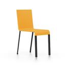 .03, Non-stackable, Base powder-coated black, Without armrests, Mango