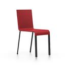 .03, Non-stackable, Base powder-coated black, Without armrests, Bright red