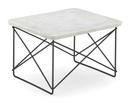 LTR Occasional Table, Marble Carrara, Powder-coated basic dark
