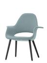 Organic Chair, Ice blue / ivory