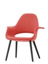 Organic Chair, Poppy red / ivory