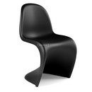 Panton Chair, Deep black (new height)