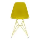 Eames Plastic Side Chair RE DSR Duotone, Mustard / citron