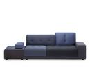 Polder Sofa, Right armrest, Fabric mix night blue