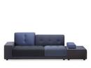 Polder Sofa, Left armrest, Fabric mix night blue