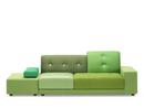 Polder Sofa, Right armrest, Fabric mix green