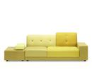 Polder Sofa, Right armrest, Fabric mix golden yellow