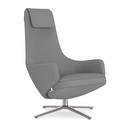 Repos, Chair Repos, Fabric Cosy 2 Pebble Grey, 41 cm, Polished