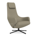 Repos, Chair Repos, Fabric Dumet beige melange, 41 cm, Basic dark