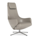 Repos, Chair Repos, Leather Premium sand, 46 cm, Polished