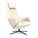 Repos, Chair Repos, Leather Premium F snow, 46 cm, Basic dark