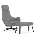 Repos, Chair Repos & Panchina, Fabric Cosy 2 Pebble Grey, 41 cm, Basic dark
