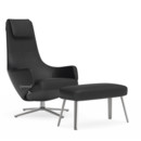 Repos, Chair Repos & Panchina, Leather Premiun nero, 41 cm, Polished