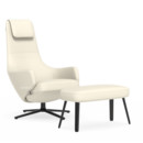 Repos, Chair Repos & Panchina, Leather Premium snow, 41 cm, Basic dark