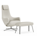 Details Vitra Repos Repos, Chair Repos & Panchina (small), Fabric Mello Cement, 46 cm, Polished