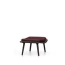 Slow Chair Ottoman, Base powder-coated, chocolate, Brown