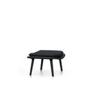 Slow Chair Ottoman, Base powder-coated, chocolate, Black