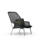 Slow Chair, Base polished, Black