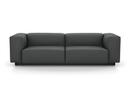 Soft Modular Sofa, Laser dark grey, Without Ottoman