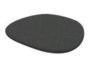 Soft Seats, Type B (W 41,5 x D 37 cm), Stoff Plano, Sierra grey / nero