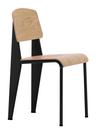 Standard, Base deep black/Seat, back natural oak