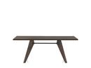 Table Solvay, 180 x 90 cm, American walnut solid, oiled