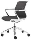 Unix Chair with Five Star Base, Silk Mesh dimgrey, Soft grey