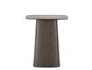 Wooden Side Table, Medium (H 45,5 x W 40 x D 40 cm), Dark oak
