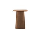 Wooden Side Table, Small (H 39 x W 31,5 x D 31,5 cm), Walnut with black pigmentation