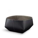 Isanka Basket, Leather Saddle black, Fabric Canvas moonlight