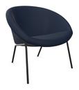 369 , Fabric Harald dark blue, Matt black powder-coated