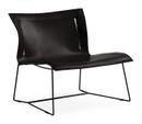 Cuoio Lounge Chair, Leather Saddle black