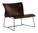 Cuoio Lounge Chair, Leather Saddle coffee