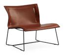 Cuoio Lounge Chair, Leather Saddle maron