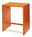 Ulmer Hocker in Colour, Bright orange