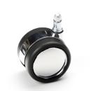 Castor for S 197 R / S 197 R20, Standard castor chrome for S 197 R20 for carpet
