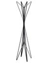 Coat Rack Aster, Black, 4 hooks