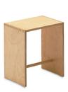 Sgabillo Stool, Birch plywood natural